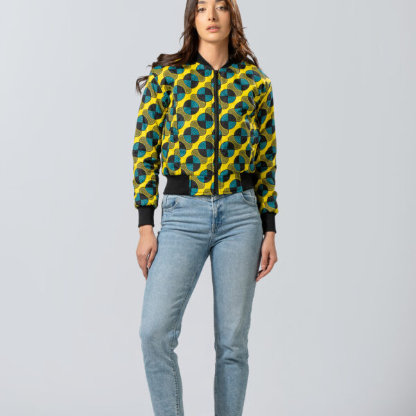 African Print Bomber Jacket |  Ethnic Urban Style
