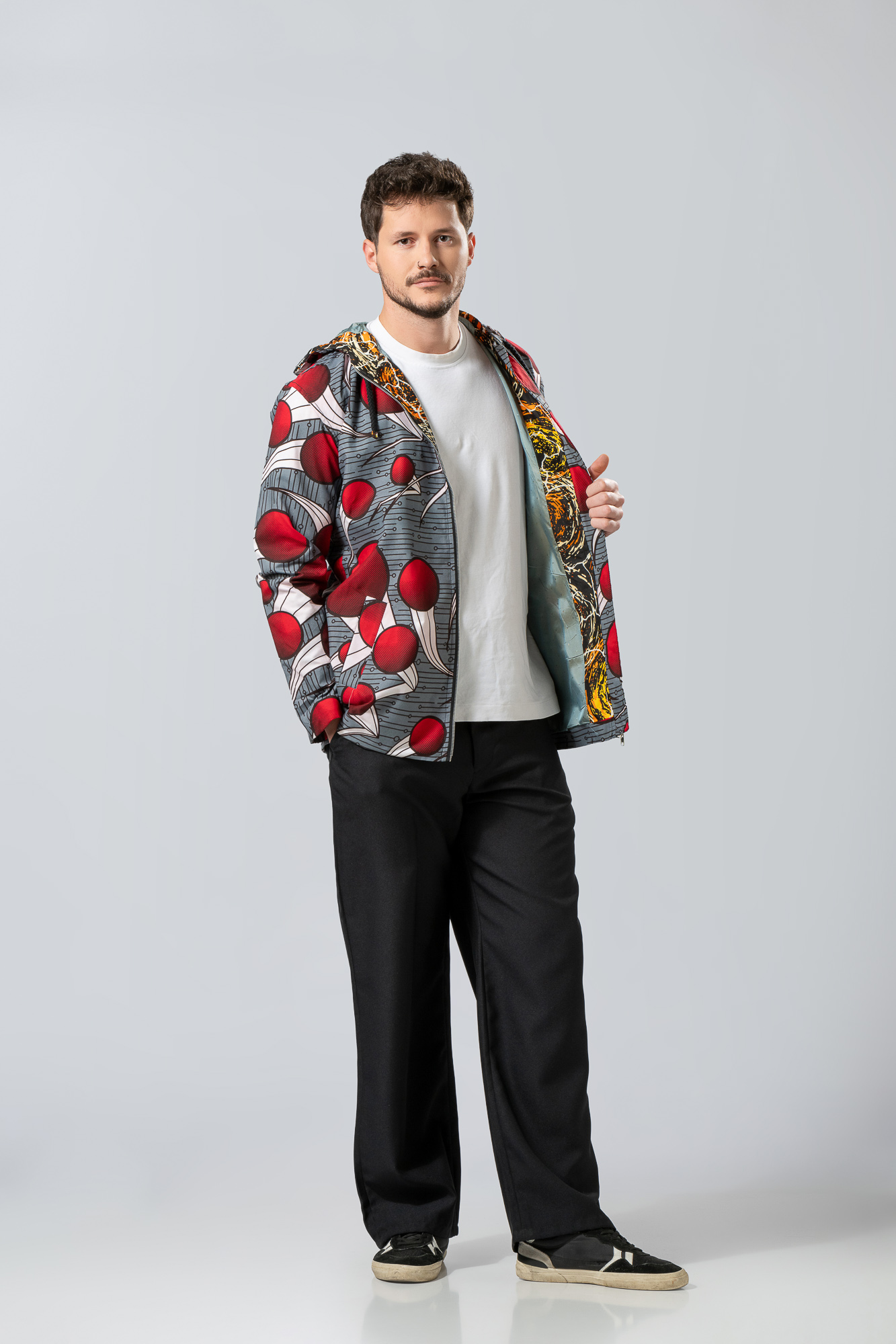 Hooded Jacket Ανδρικό Artistic Urban Streetwear - Image 4