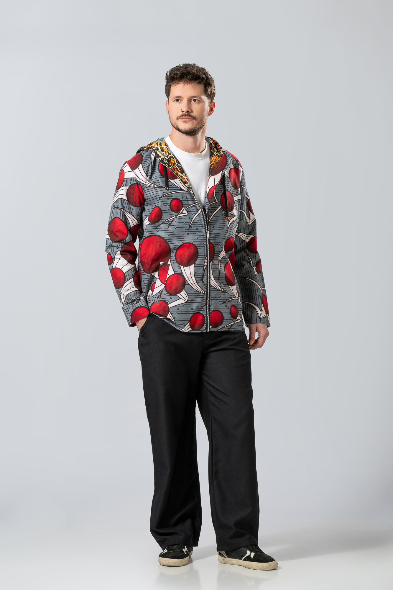 Hooded Jacket Ανδρικό Artistic Urban Streetwear - Image 3