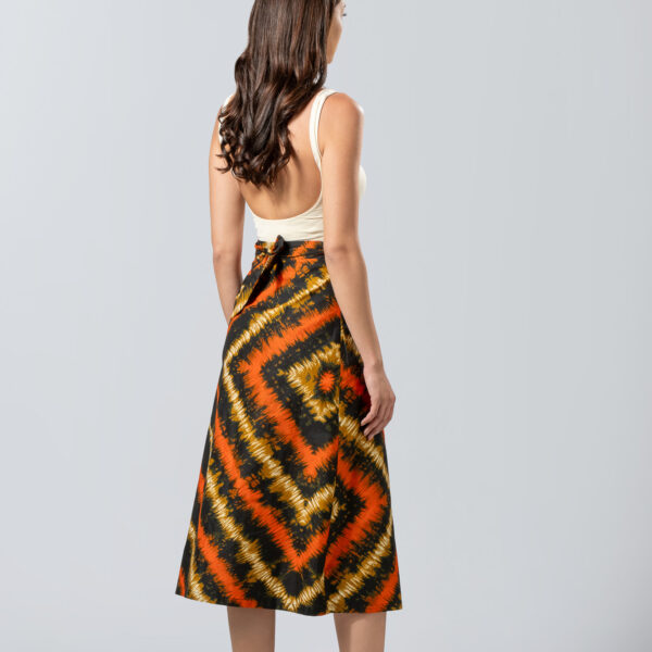 Φούστα φακελος με γεωμετρικα μοτιβα - Ethnic Chic Fashion