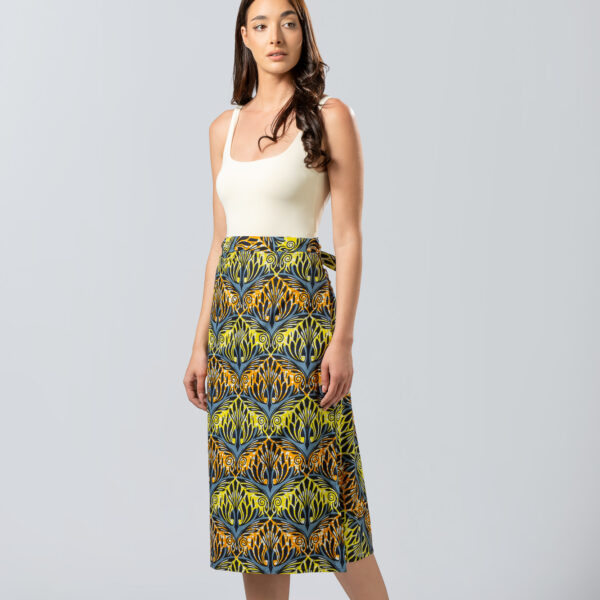Wrap Φούστα  φακελος με δεσιμο στη μέση  | Ethnic Chic Style
